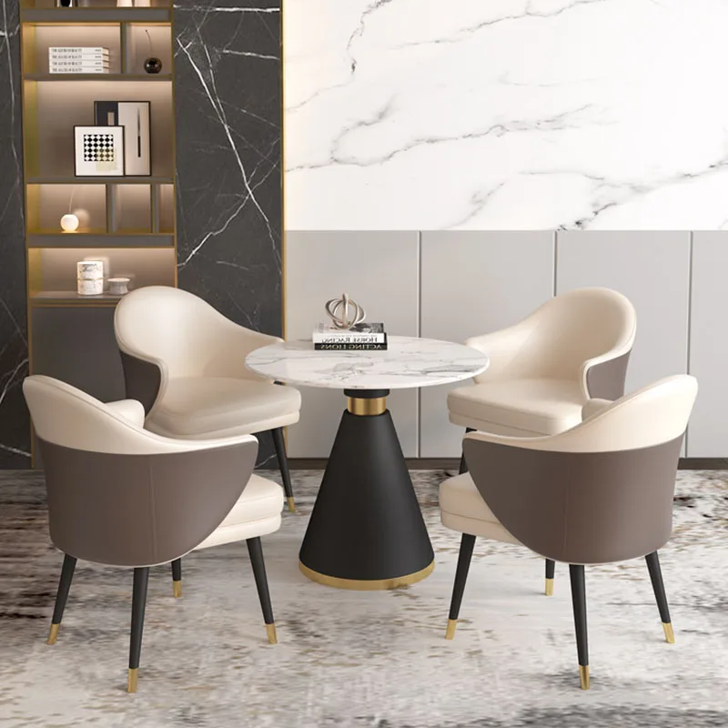 Makiažas Valgomasis Chaise Lounge Fotelis Nordic Vanity Svetainės kėdės Biuro miegamasis Sillon Individualūs namų baldai LTY13XP