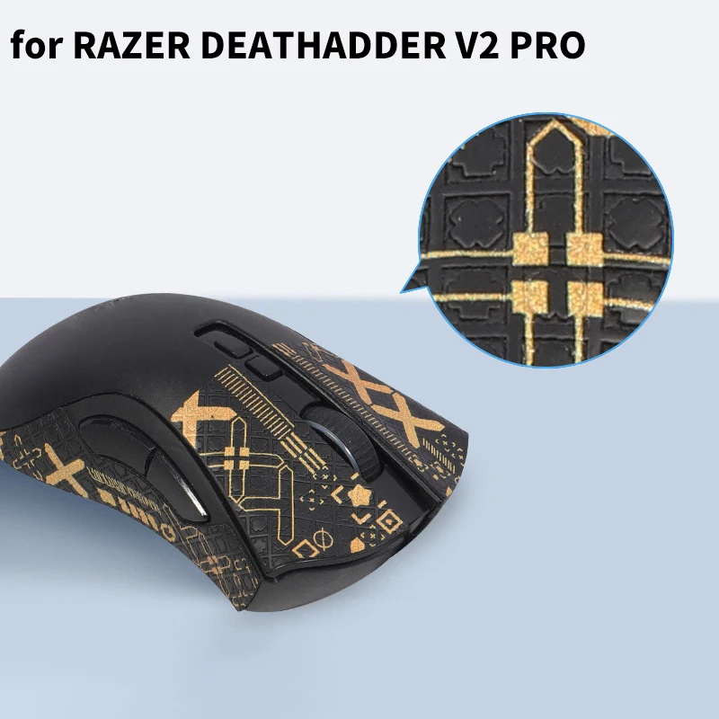 Mouse Grip Tape Skate rankų darbo lipdukas Non Slip Suck Sweat for Razer Viper Ultimate DeathAdder V2 PRO Belaidė pelė