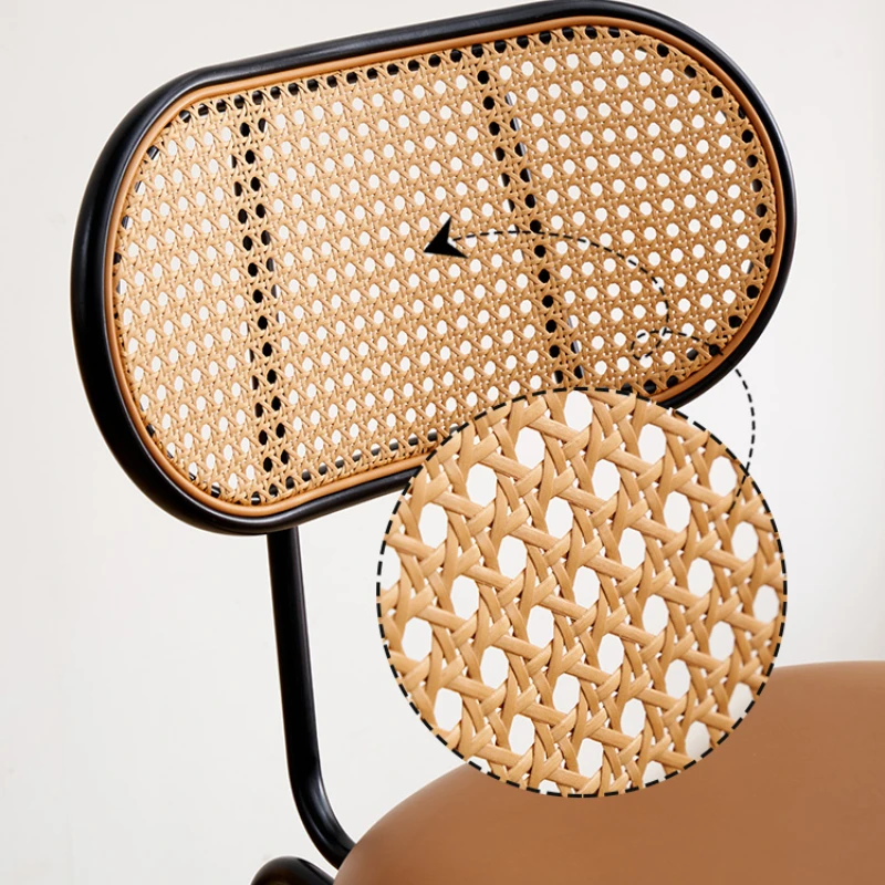 Prekystalio suoliuko kėdės Baro kėdės Aukštos virtuvės dizainas Šiaurės baro kėdės Akcentas Aukšta taburetė Rotango Cadeira Silla Namų baldai