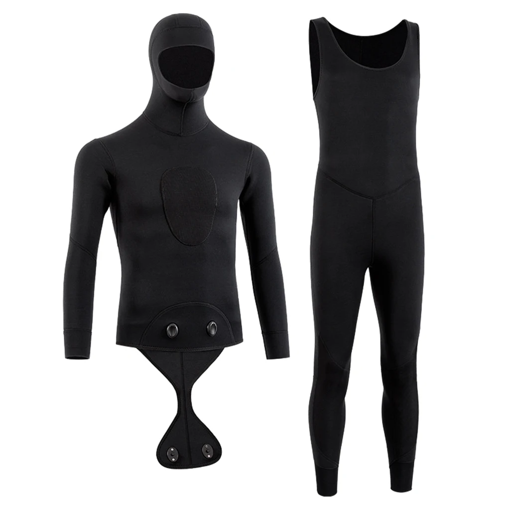 Profesionalus šiltas kostiumas Nardymo kostiumas Vyriškas gilus nardymas Atsparus šalčiui 3mm Sutirštintas vientisas Snorkeling Žvejybos ir medžioklės kostiumas