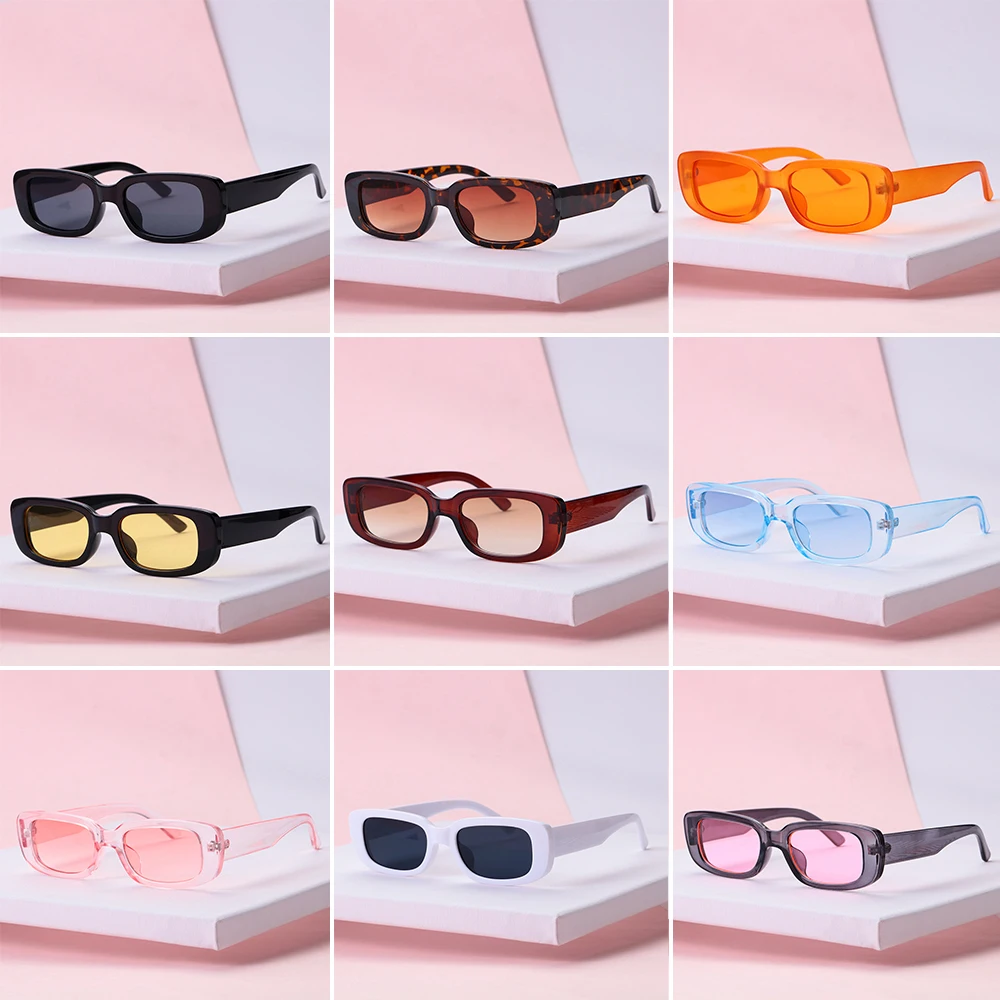 Retro kvadratinis rėmelis mažas stačiakampis akiniai nuo saulės moteriški akiniai nuo saulės akiniai akiniai akiniai