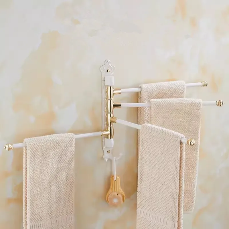 Tuqiu pasukamas rankšluosčių pakabukas Antikvarinis raižytas rankšluosčių laikiklis Sieninis montuojamas sulankstomas vonios rankšluosčių laikiklis Rankšluosčių laikiklis
