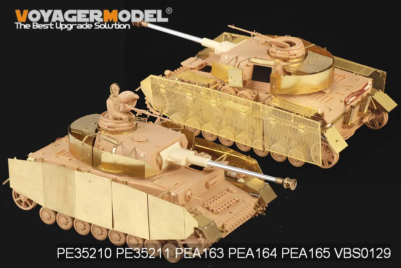 Voyager Model PEA163 1/35 WWII German Pz.Kpfw.IV Ausf.H late Production/Ausf.J Turret Armour (For All)