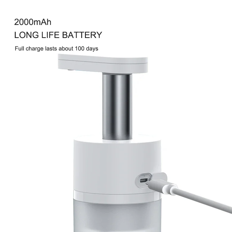 Xiaomi automatinis muilo dozatorius putų rankų dezinfekavimo dozatorius 350ML USB įkraunamas išmanusis jutiklis muilo dozatorius vonios kambariui