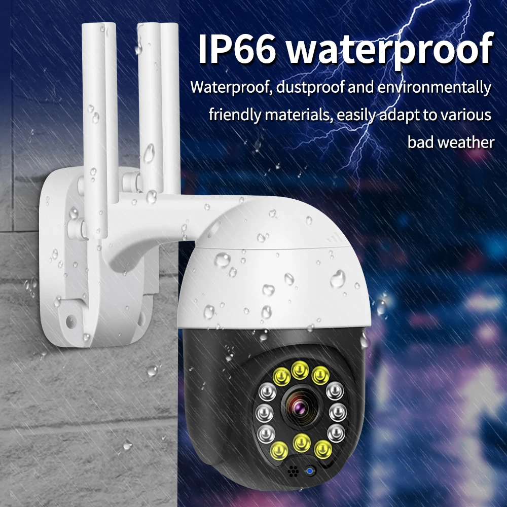 YCC365 Plus belaidė saugos IP kamera lauko 1080P vaizdo stebėjimo sistema Namų apsauga Vandeniui atspari WIFI IP kamera Dviejų krypčių garsas