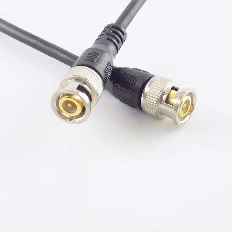 0.5M/1M/2M/3M BNC vyriško ir BNC vyriško adapterio jungties kabelio laidas vaizdo stebėjimo kamerai BNC jungties kabelio priedai