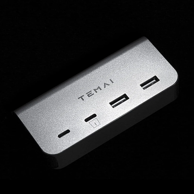 2020 m. Tesla Model 3 HUB, USB skirstytuvas Aliuminio lydinio HUB prijungimo stotis Speed Max Hub plėstuvo įkroviklis