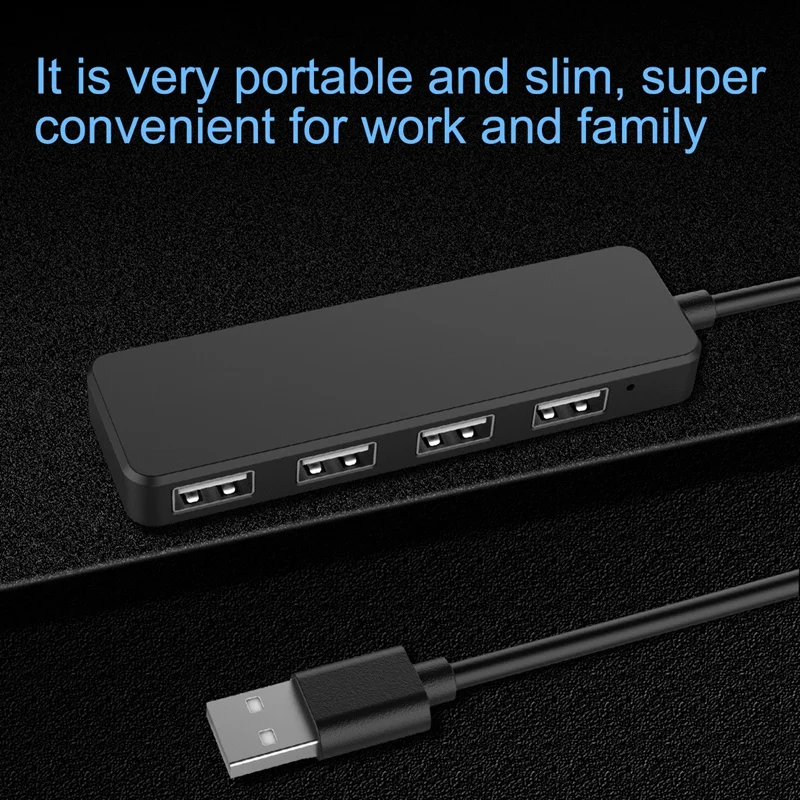 51 vnt priedai: 1 vnt itin plonas USB šakotuvas 4 prievadų USB 2.0 šakotuvas Juoda &50 dalių lipnus kabelio spaustukas automobiliui