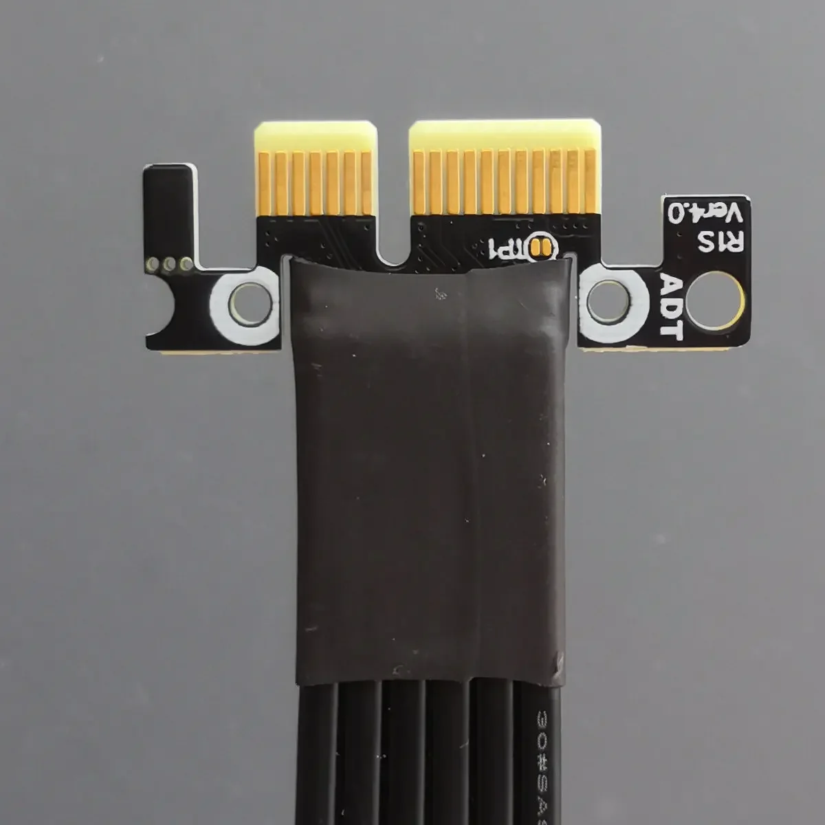ADT-Link PCIExpress 4.0 X1 į X16 vaizdo plokštės stovo kabelis PCIe 1x 16x 4.0 GPU kasybos prailginimo kabelis NVidia AMD vaizdo plokštei