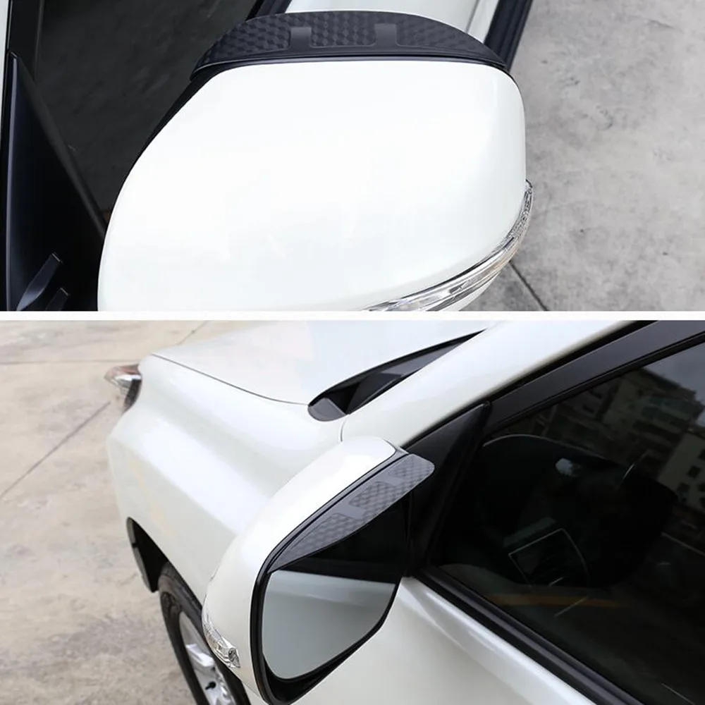 Anglies pluošto galinio vaizdo veidrodžio dangtelio dangtelio apdaila Rėmo skydas Antakių priedai Lietus/saulė BMW 2 serijos universalui F22 F23 2014-2017