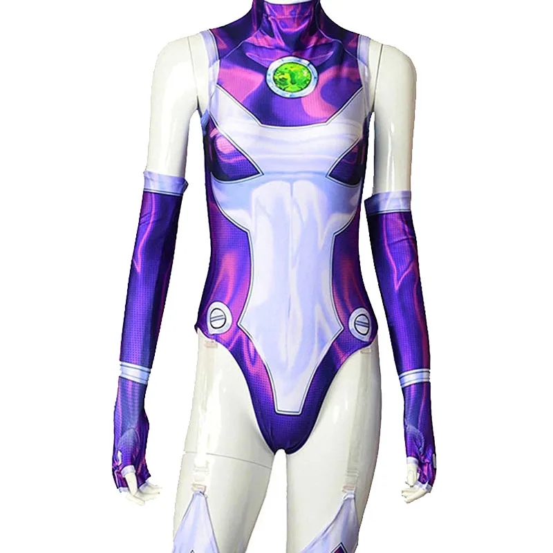 Anime Starfire Cosplay Teen Titans Cosplay kostiumas Smėlinukas Koriandr drabužiai Helovino karnavalo vakarėlis Moterų vaikų kostiumai