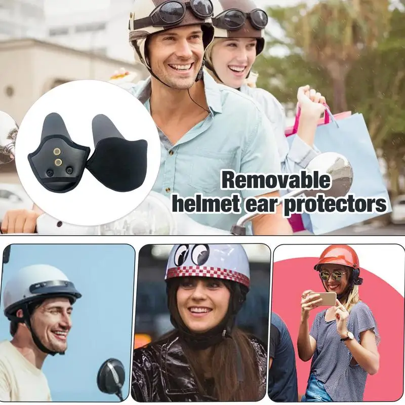 Apsauginės ausų pagalvėlės Nuimami ausų krapštukai žiemai Ausų dangtelis moterims PU odinė garso izoliacija Ausų šildytuvai dviračiams