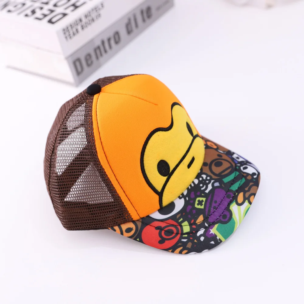Baby Cartoon Animals Sun-Shade Net Cap Private Outdoor Summer Bask In Air Duck Tongue Beisbolo kepurė