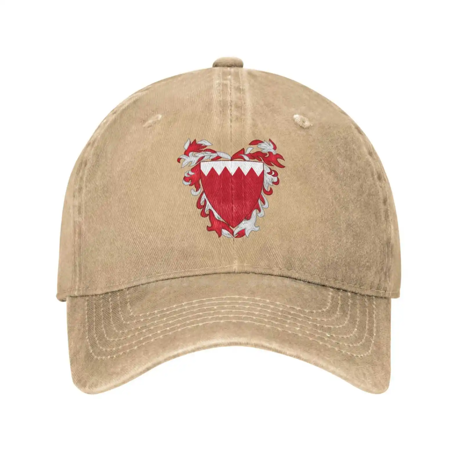 Bahreinas Aukščiausios kokybės logotipas Džinsinis dangtelis Beisbolo kepuraitė Megzta kepurė