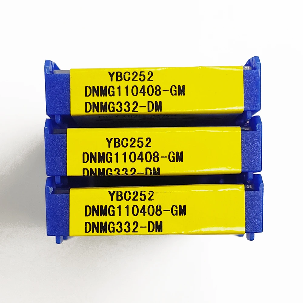 HUAZHICHUN DNMG110408-GM YBC252 karbido įdėklai frezavimo staklės įrankis