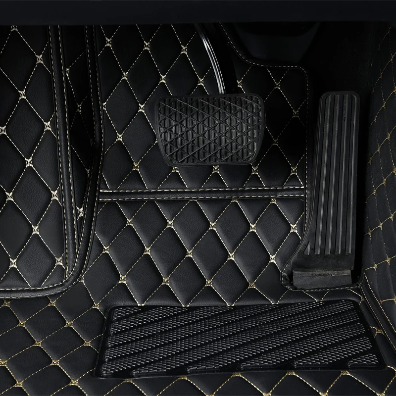 Individualūs odiniai automobilių grindų kilimėliai BMW 5 GT 5seat 2014-2017 komplektas Automobiliniai kiliminiai kilimėliai Pėdų pagalvėlės