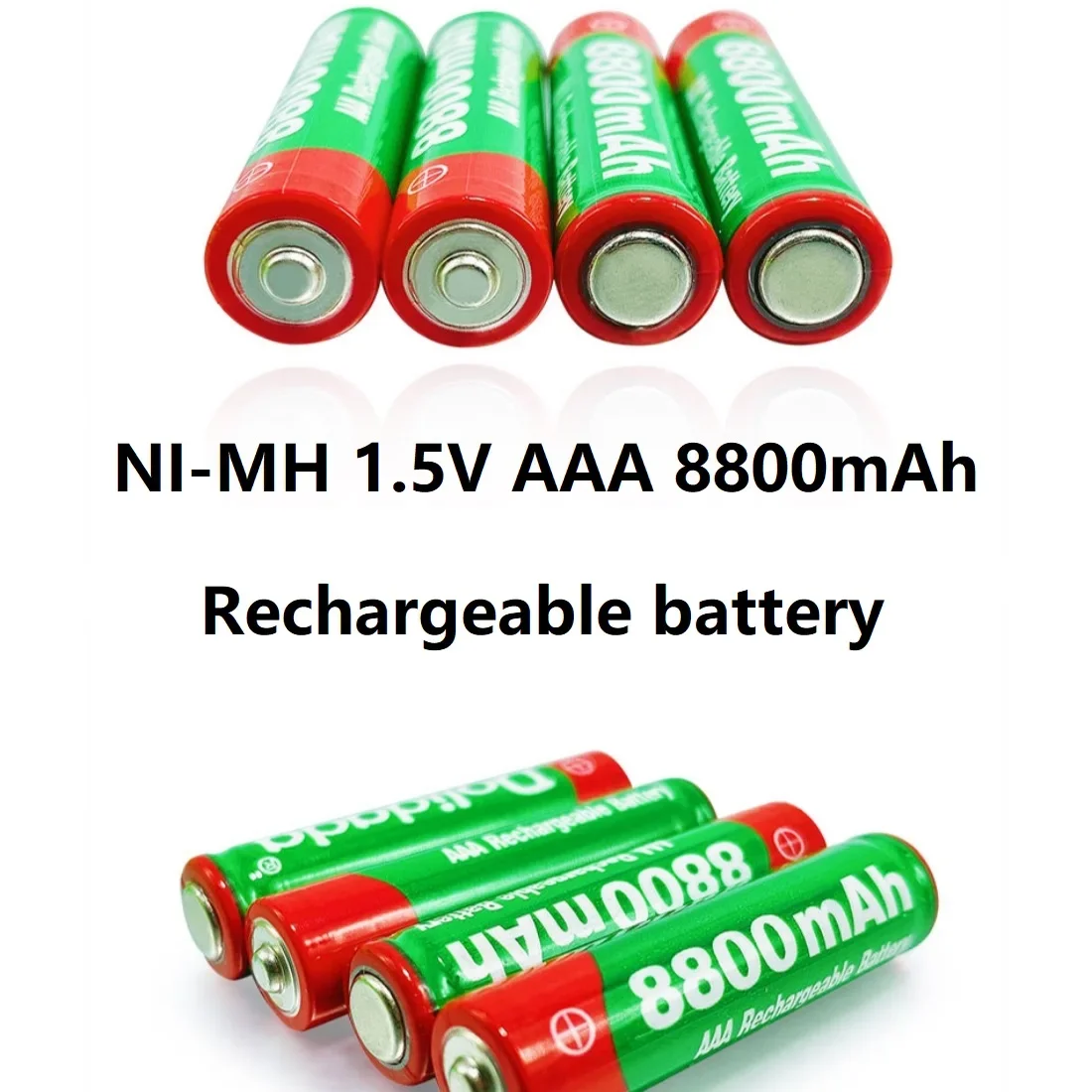 Ni-mh 1.5V AA 9800mAh+1.5V AAA 8800mAh šarminė įkraunama baterija su įkrovikliu žaislų ventiliatoriaus nuotolinio valdymo pultui ir kt. Nemokamas pristatymas