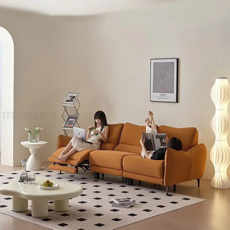 Paprastumas Elektrinė konvertuojama sofa Svetainė Atsparumas Kempinė Dekoratyvinis fotelis Tempimas Daugiafunkciniai namų baldai