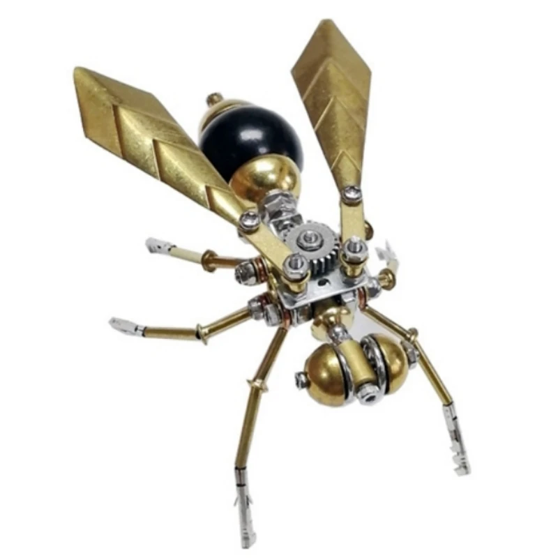 Pasidaryk pats metalo surinkimo vapsvos voras skrenda drugelis Uodai Steampunk mechaninių vabzdžių modelių rinkiniai 3D dėlionės žaislas vaikams suaugusiems