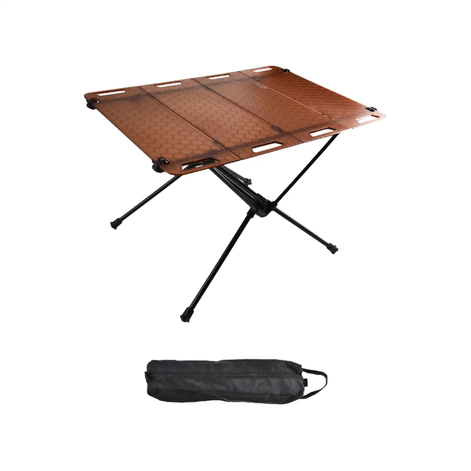 Sulankstomas kempingo stalas Lengvi baldai Aliuminio lydinio ultralengvasis stalas lauko stalas žygiams kieme Kelionės piknikas