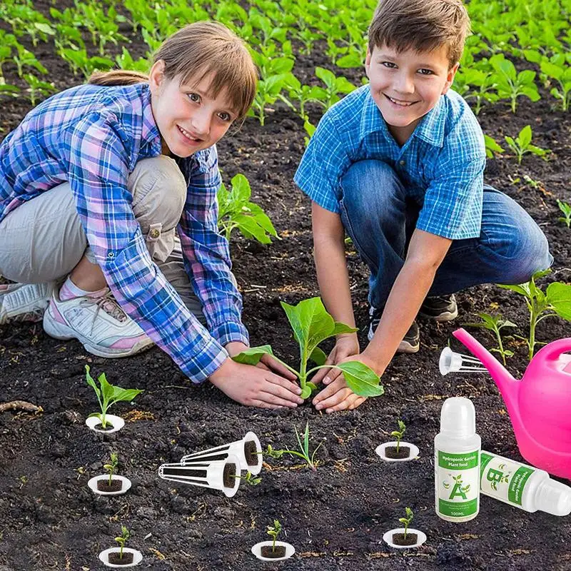 Sėklų rinkinys ir hidroponika Auginimo sistemos ankštys IndoorHerb sodo starteris su LED auginimo rinkiniu su 60 auginimo kempinių sodo sodintojui
