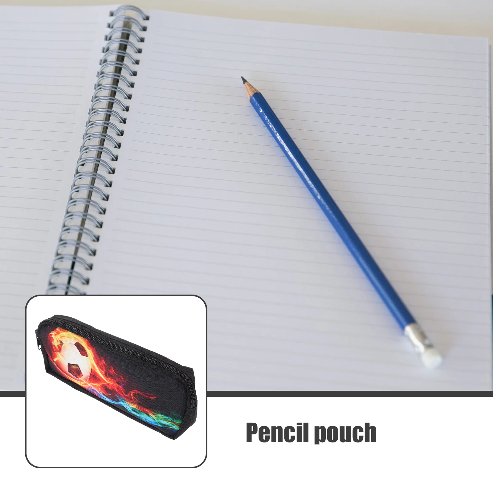 futbolo pieštukų dėklas Kanceliarinių prekių krepšys Pieštuko maišelis Rankinis laikymo krepšys Animacinis rašiklis Maišelis