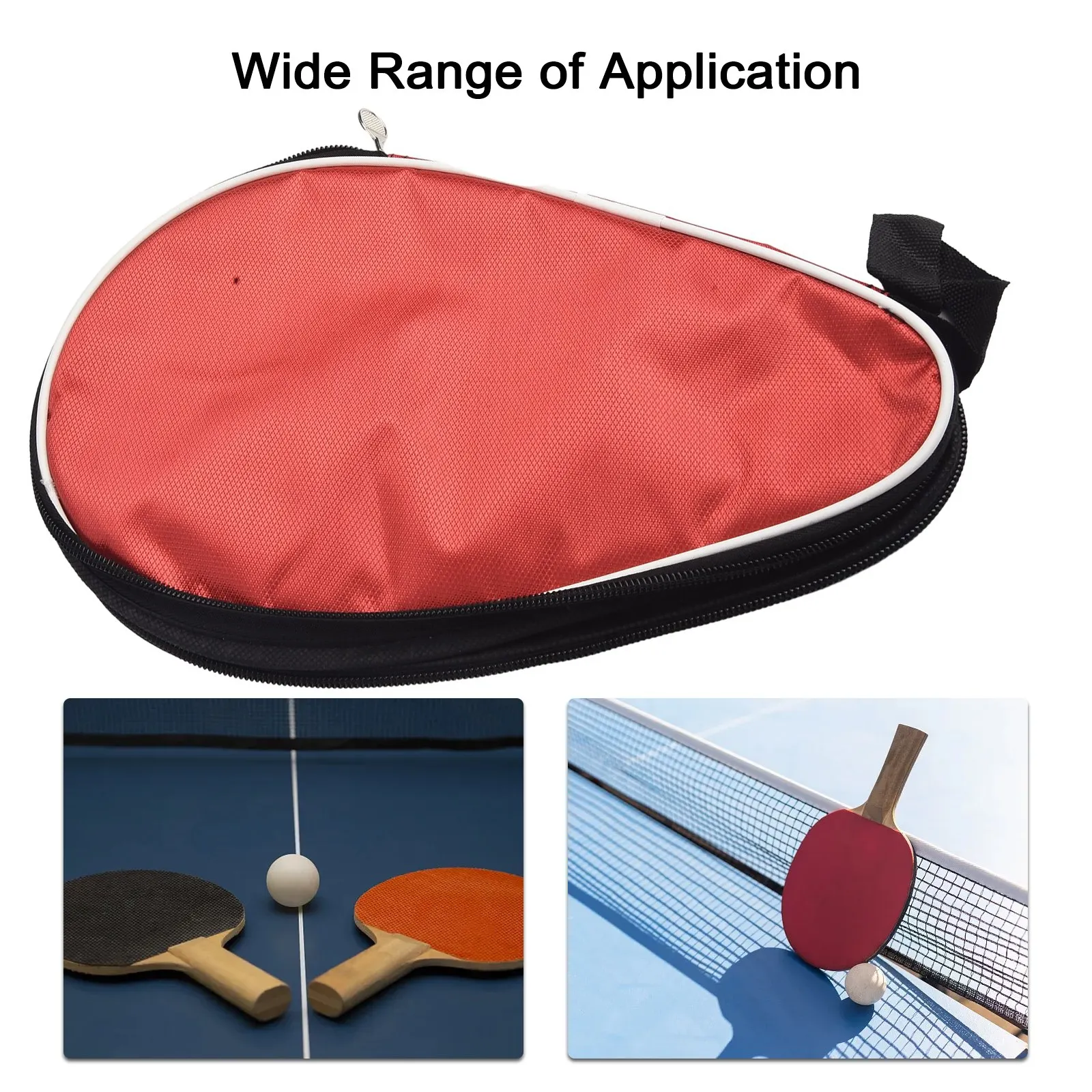 nešiojamos stalo teniso raketės krepšio moliūgo tipo irklai dėklas dulkėms atsparus laikymo krepšys Oksfordo audinio apsauginis dėklas stalo tenisui