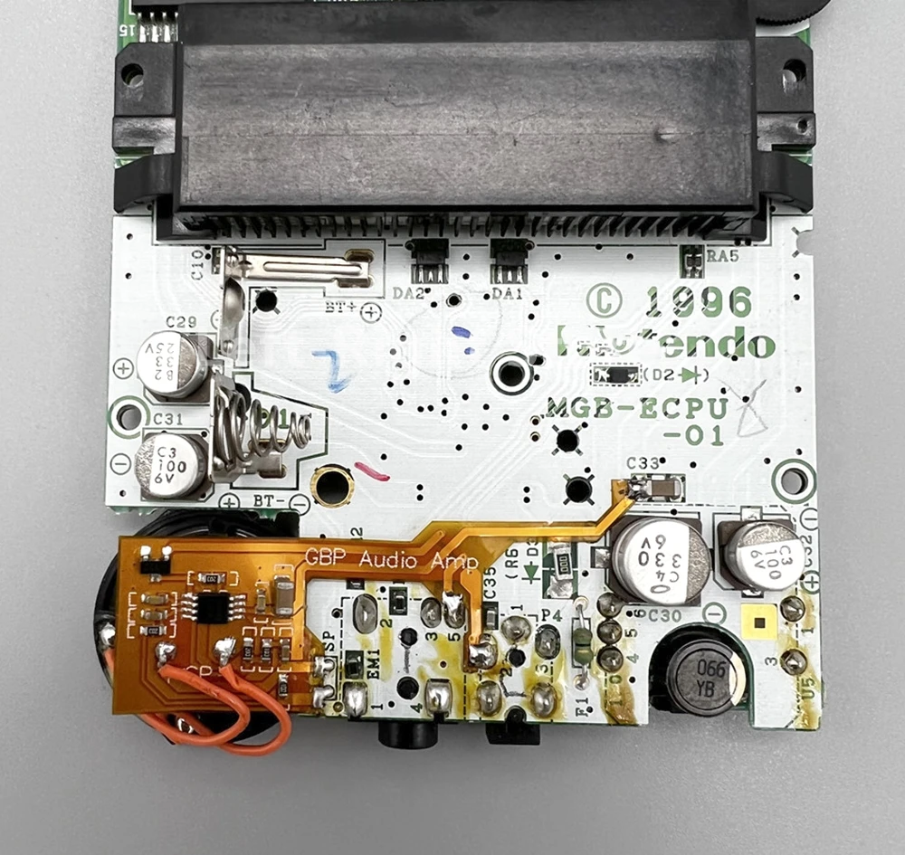 10PCS GBA SP mažos galios skaitmeninio garsumo stiprintuvo modulis Gameboy Advance Color Pocket GBA GBC GBP garso stiprintuvas