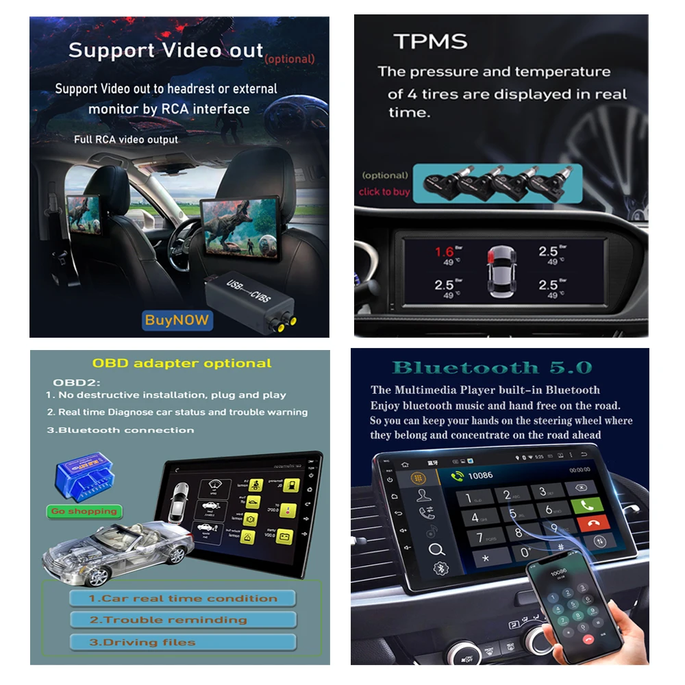 Automobilinis radijas Android 12 skirtas Chevrolet Menlo 2020 - 2022 GL grotuvas Multimedijos GPS navigacija Stereo DAB+ WIFI kamera