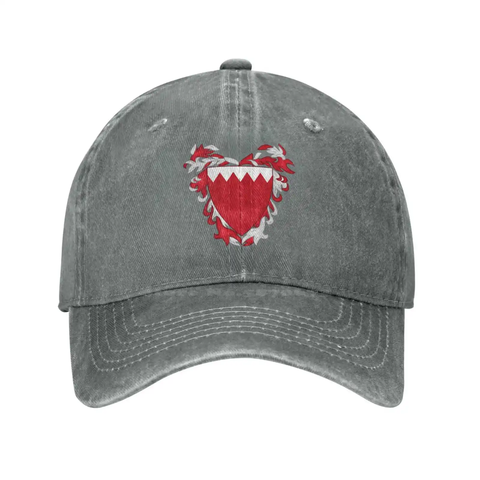 Bahreinas Aukščiausios kokybės logotipas Džinsinis dangtelis Beisbolo kepuraitė Megzta kepurė