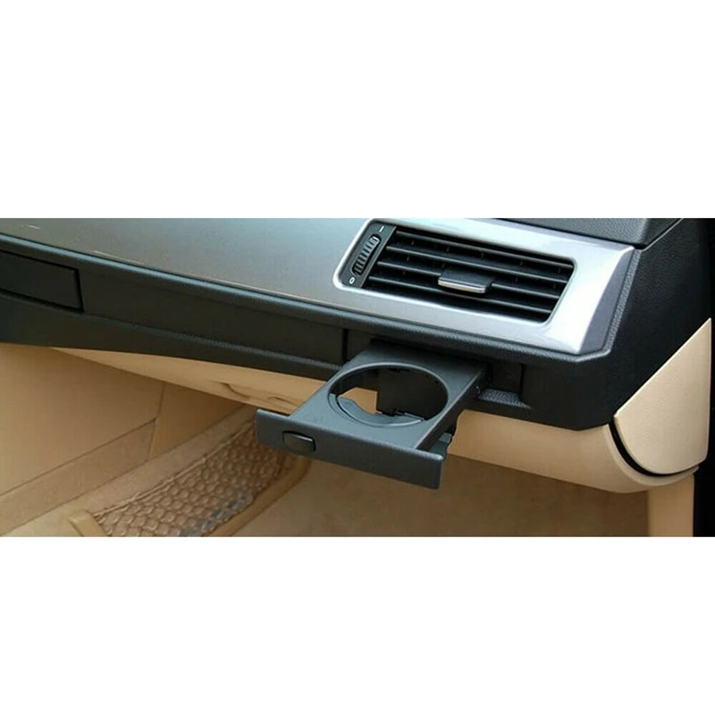 Car Right Passenger Dashboard Cup Holder Assembly, skirtas BMW E60 E61 51459125626