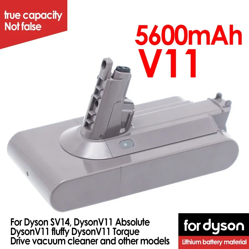 Dyson V8 V7 dulkių siurblio baterija SV10 5000mAh 21.6V pilna/pūkuota/gyvūnų valymo baterija ir 4.0mAh pakaitinė ličio jonų baterija