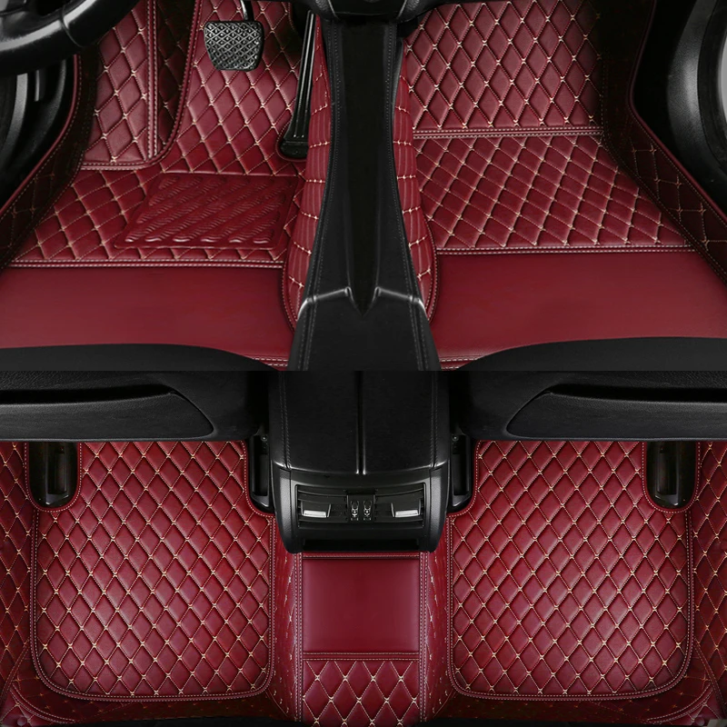 Individualūs automobilių grindų kilimėliai BMW 7 serijos G11 2015-2022 metai Dirbtinės odos kilimas Salonas Automobilių aksesuarai