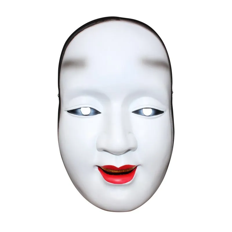 Japonų tradicinė drama Noh kaukė Helovinas Keijiro Cosplay teroro plastikinės kaukės Maskaradas Prajna Vaiduoklis Veidas Vakarėlio rekvizitai