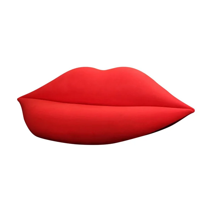 Karštos raudonos rožinės lūpos sofos loveseat sofa