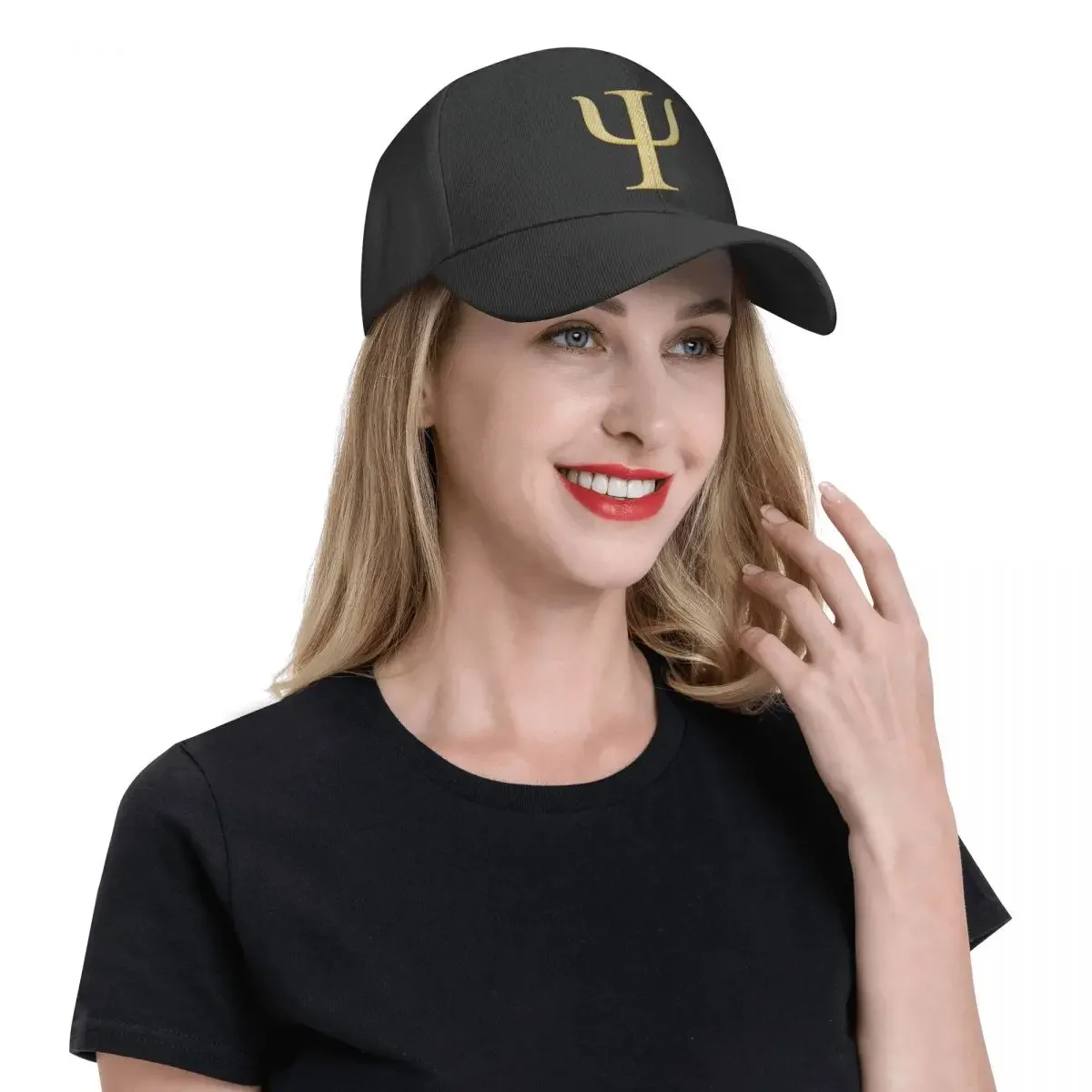 Klasikinis auksinis psichologijos simbolis Beisbolo kepuraitė moterims Vyrai Reguliuojamas psichologas Mokytojas Tėtis Kepurės pasirodymas