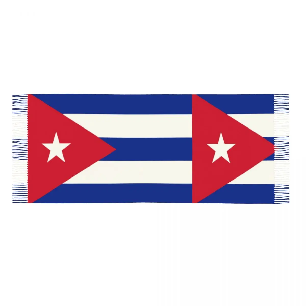 Kubos vėliava Kutų šalikas Moterys Minkštos Kubos patriotinės skaros Apgaubia moteriškus žieminius šalikus