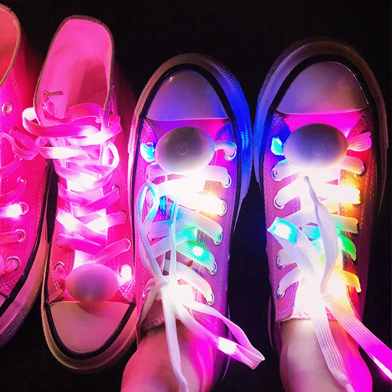 LED sportinių batų raišteliai Šviečiantys batų raišteliai Švyti tamsiose batų stygose Užsidega batų raišteliai Tingūs batų raišteliai Vestuvių vakarėlio favoritai