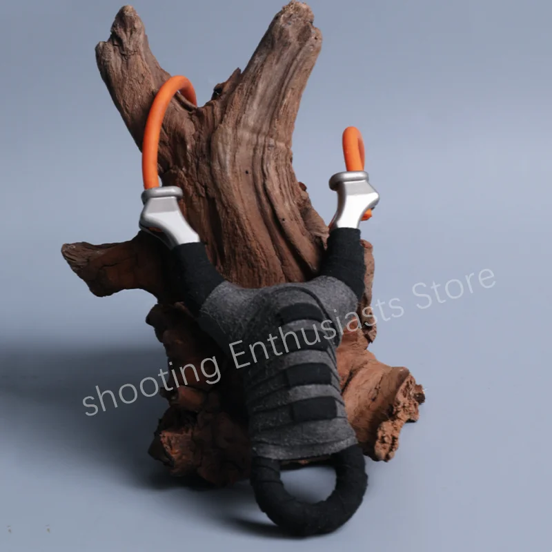 Lauko sportinė medžioklė Didelio tikslumo šaudymo lydinio stropas su aukštos kokybės guminių juostų slingshot žaidimo žaislais