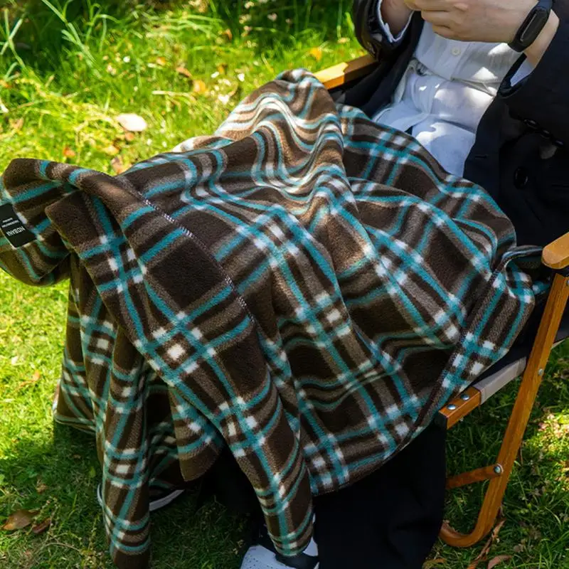 Maža kempingo antklodė Pikniko kilimėlis Kelioninė antklodė Lauko metimo kilimėlis Patogus lengvas minkštas kempingo antklodė kelionių piknikui