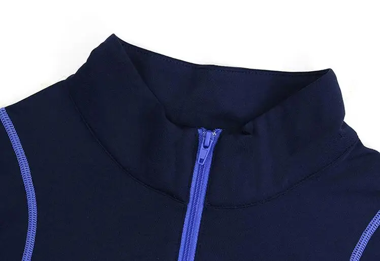 Moterys Žieminiai terminiai jogos marškiniai ilgomis rankovėmis Vilna O Kaklo užtrauktukas Priekinis užsegimas Pagrindinis šiltesnis sLIM Bėgimas Sportinės viršūnės S M L XL XXL XXL