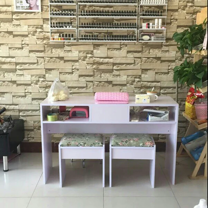 Nailtech Manikiūro stalo dizaineris Modernus profesionalus nagų manikiūro stalas Salon Beauty Schminktischnail Bar baldai CY50NT