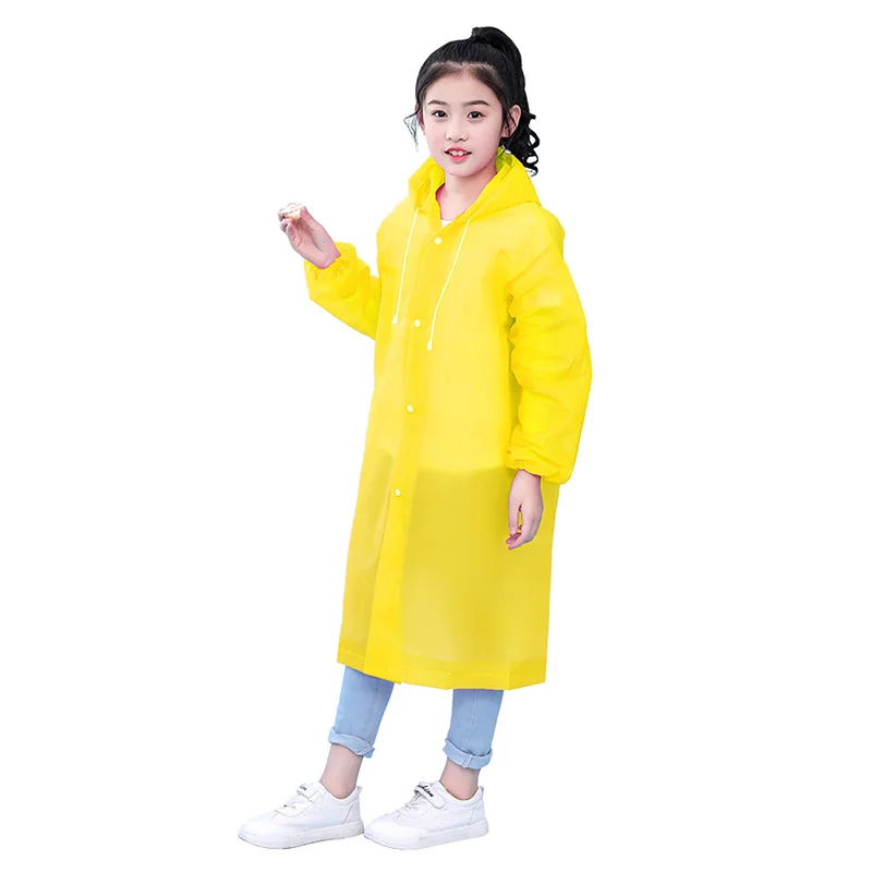Naujos mados vaikiškas lietpaltis EVA Neperšlampamas sutirštintas lietaus paltas vaikams Lietaus paltas Turas Vandeniui atsparus lietaus drabužių kostiumas Lietaus drabužiai