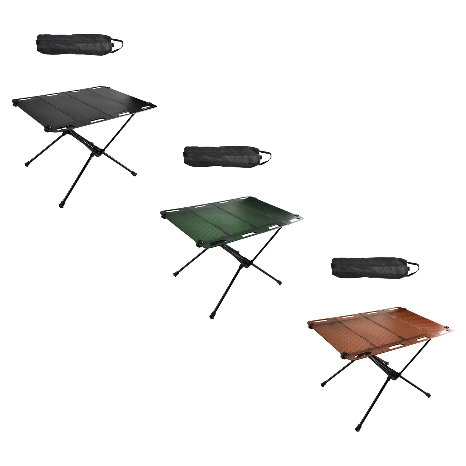 Sulankstomas kempingo stalas Lengvi baldai Aliuminio lydinio ultralengvasis stalas lauko stalas žygiams kieme Kelionės piknikas