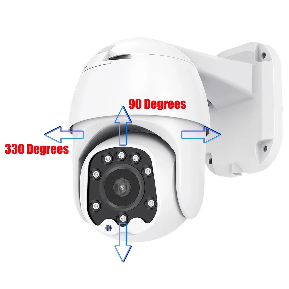 USAFEQLO HD 1080P AHD Mini greičio kupolas PTZ kamera 30M IR naktinio matymo neperšlampamas lauko XVI bendraašis valdymas Apsaugos kamera