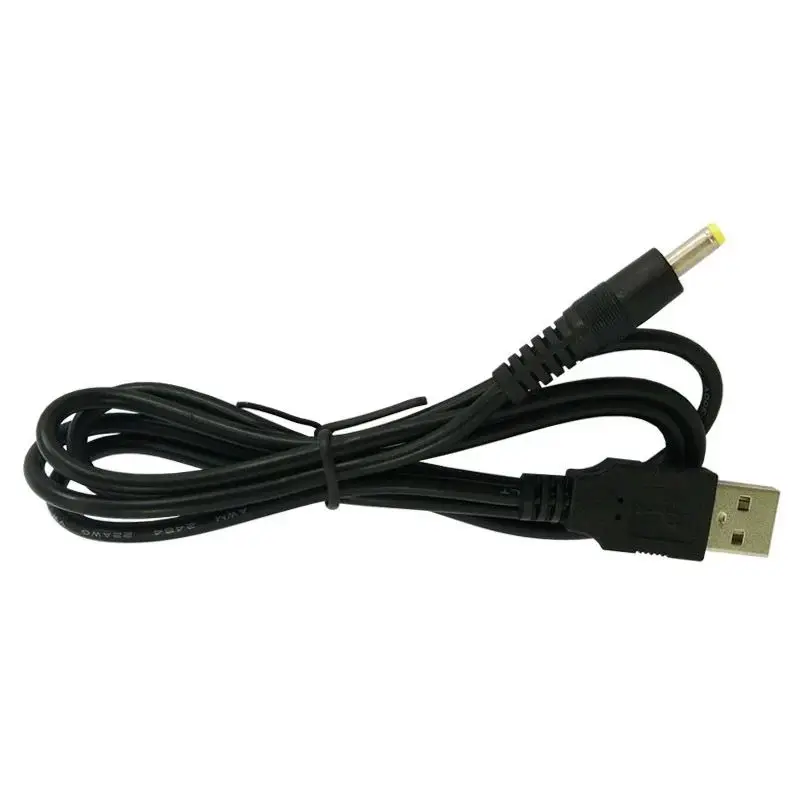 USB male To DC4.0mm * 1.7mm 80CM DC4.0 maitinimo kabelis USB į DC4.0 nuolatinės srovės kabelio įkrovimo kabelis