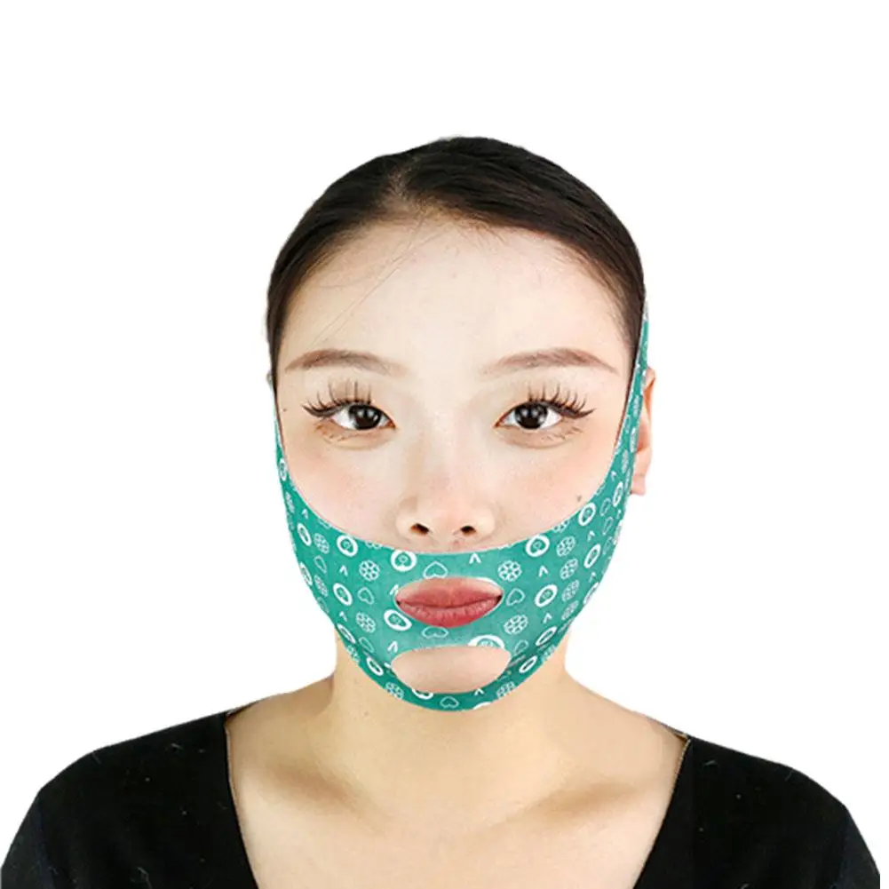 Veido lieknėjimo dirželis Sumažinti dvigubą smakro pakėlimą V veido lipdukai Anti tvarstis veido dirželiui Diržo kaukės pakėlimas Ovali kaukė