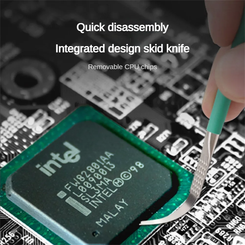 1 ~ 8PCS itin plonas IC lustas CPU NAND ašmenų peilis Pagrindinės plokštės priežiūra UV klijų valiklis Remover telefono išardymo taisymo įrankiai