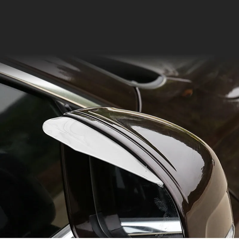 2Vnt Universalus automobilio galinio vaizdo veidrodėlis Lietaus antakis VW Tiguan Polo Passat CC Golf Teramont EOS Scirocco Sharan Fox Ameo Arteon