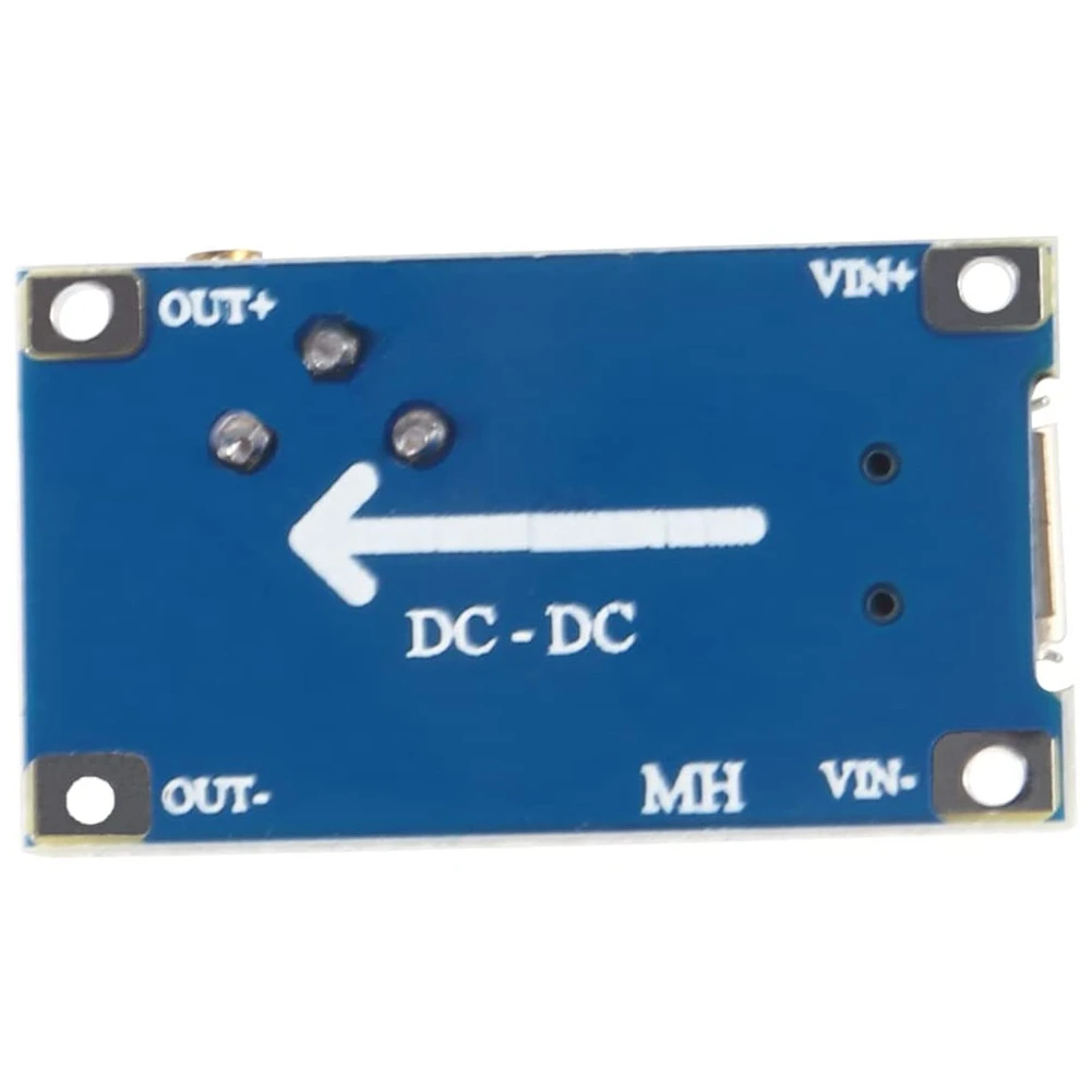 5Pcs 2A DC-DC Boost modulis su -USB, Boost keitiklio maitinimo šaltinio įtampos reguliatoriumi